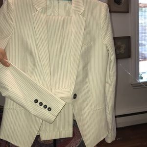 Mango two-piece pinstriped suit